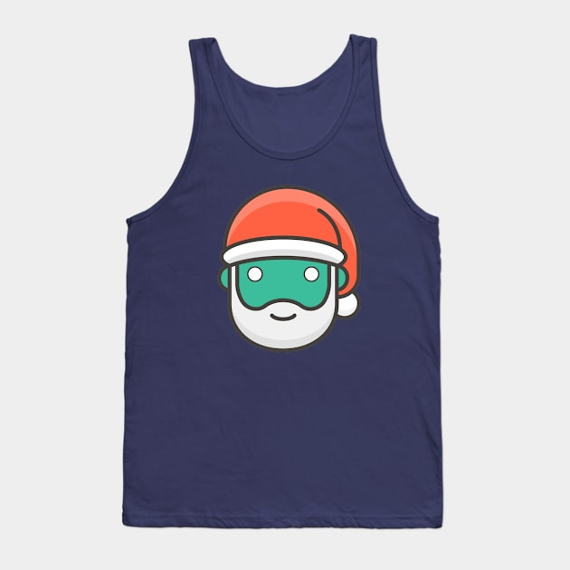 Merry Zombie Santa Tank Top by Daytone